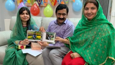 Malala Yousafzai 23rd birthday picture with parents