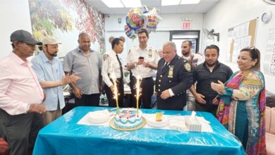 Raja Azad Gul, Zakia Khan, NYPD Promotion Party