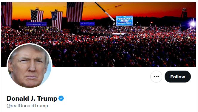 Donald Trump Twitter Account Restored