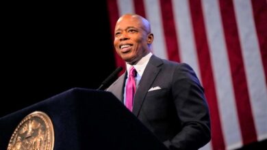 Mayor Eric Adams delivers his first State of the City address at Queens Theater on Thursday, January 26, 2023. Michael Appleton/Mayoral Photography Office