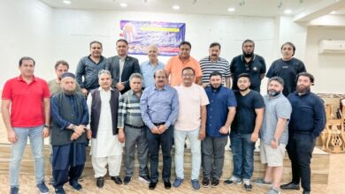 Muhammad Naeem hosts reception in honor of journalist Arshad Ansari