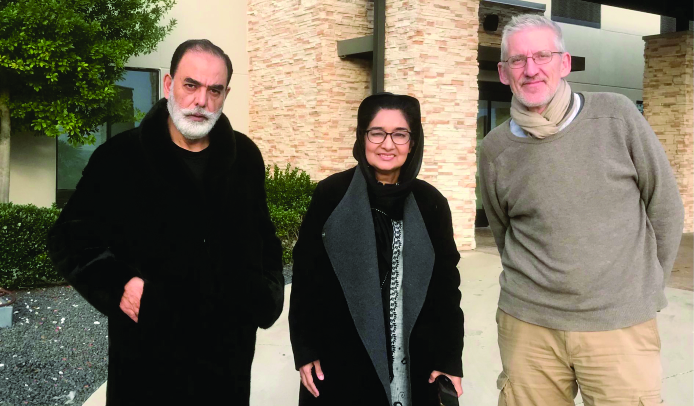 Fowzia Siddiqui, Senator Talha, Clive Stafford Smith