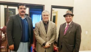 Senator Ishaq Dar, Mian Fayyaz, PMLN USA